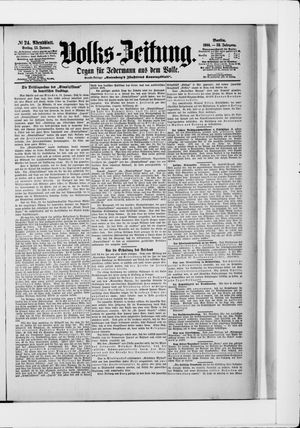 Volks-Zeitung vom 15.01.1904
