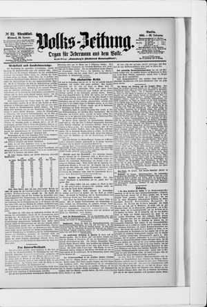 Volks-Zeitung vom 20.01.1904
