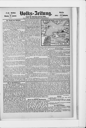 Volks-Zeitung vom 25.01.1904