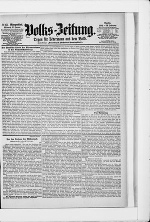 Volks-Zeitung vom 27.01.1904