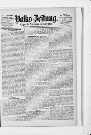 Volks-Zeitung vom 27.01.1904