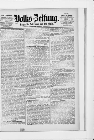 Volks-Zeitung vom 28.01.1904