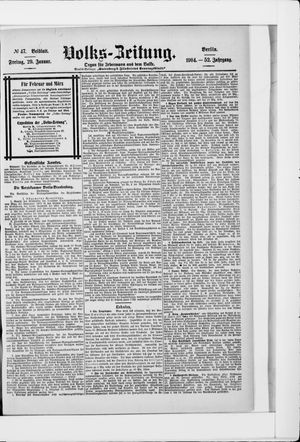 Volks-Zeitung vom 29.01.1904