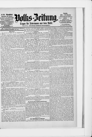 Volks-Zeitung vom 30.01.1904