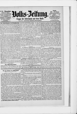 Volks-Zeitung vom 31.01.1904