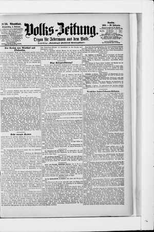 Volks-Zeitung vom 04.02.1904