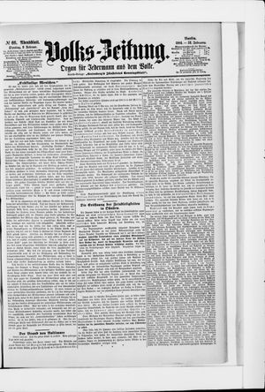 Volks-Zeitung vom 09.02.1904