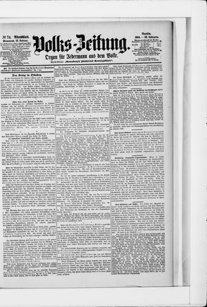 Volks-Zeitung vom 13.02.1904