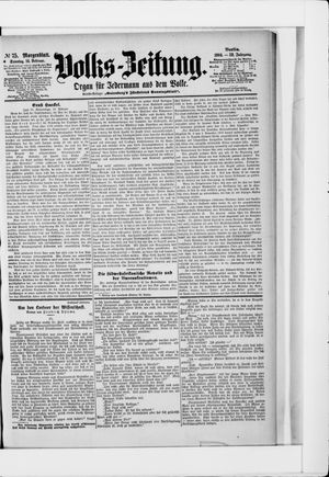 Volks-Zeitung vom 14.02.1904