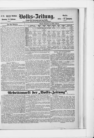 Volks-Zeitung vom 14.02.1904