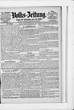 Volks-Zeitung vom 17.02.1904