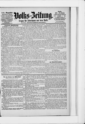 Volks-Zeitung vom 18.02.1904