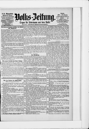 Volks-Zeitung on Feb 24, 1904