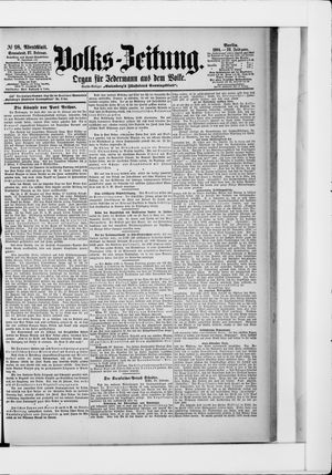 Volks-Zeitung vom 27.02.1904