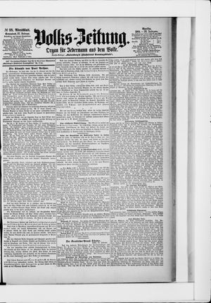 Volks-Zeitung vom 27.02.1904