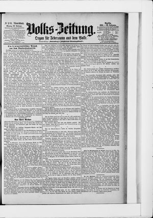 Volks-Zeitung vom 29.02.1904