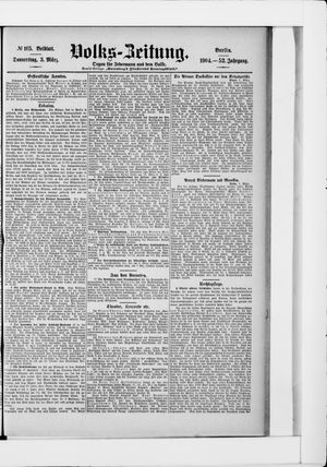 Volks-Zeitung vom 03.03.1904