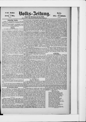 Volks-Zeitung vom 04.03.1904