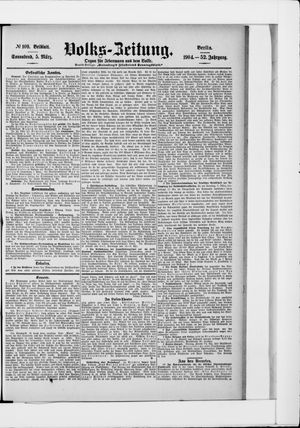 Volks-Zeitung on Mar 5, 1904