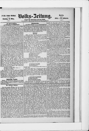 Volks-Zeitung vom 13.03.1904