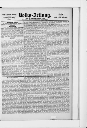 Volks-Zeitung on Mar 15, 1904
