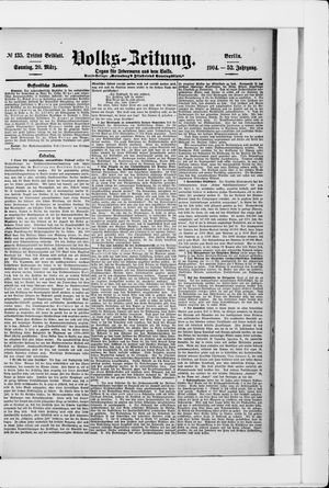 Volks-Zeitung vom 20.03.1904