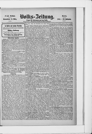 Volks-Zeitung vom 26.03.1904