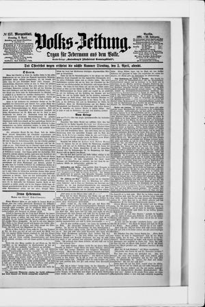 Volks-Zeitung vom 03.04.1904