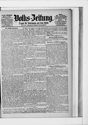 Volks-Zeitung vom 06.04.1904
