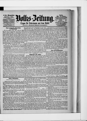 Volks-Zeitung vom 07.04.1904