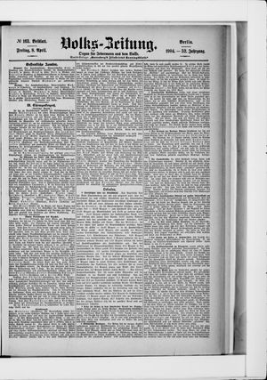 Volks-Zeitung vom 08.04.1904
