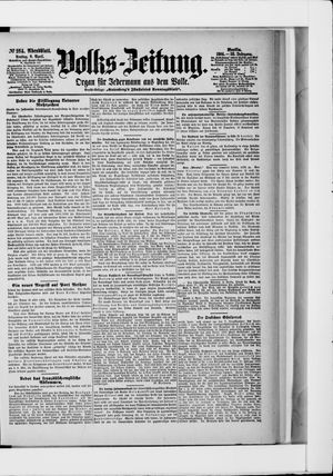 Volks-Zeitung vom 08.04.1904