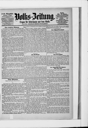 Volks-Zeitung vom 17.04.1904
