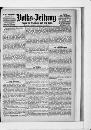 Volks-Zeitung vom 22.04.1904