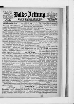 Volks-Zeitung vom 23.04.1904