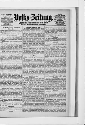 Volks-Zeitung vom 25.04.1904