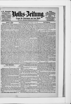 Volks-Zeitung vom 28.04.1904