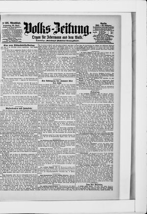 Volks-Zeitung vom 28.04.1904