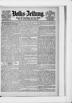Volks-Zeitung vom 30.04.1904