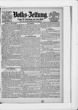 Volks-Zeitung vom 06.05.1904