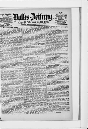 Volks-Zeitung vom 09.05.1904