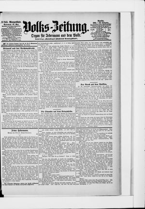 Volks-Zeitung vom 28.05.1904
