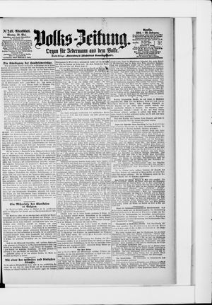Volks-Zeitung vom 30.05.1904