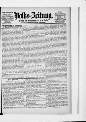 Volks-Zeitung vom 31.05.1904