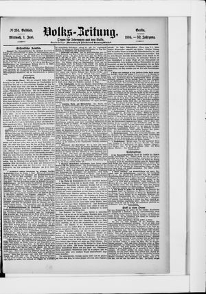 Volks-Zeitung on Jun 1, 1904