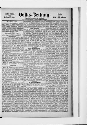 Volks-Zeitung on Jun 17, 1904