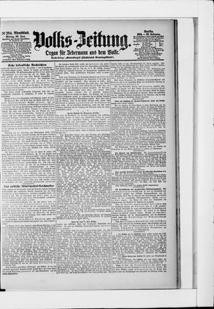 Volks-Zeitung vom 20.06.1904