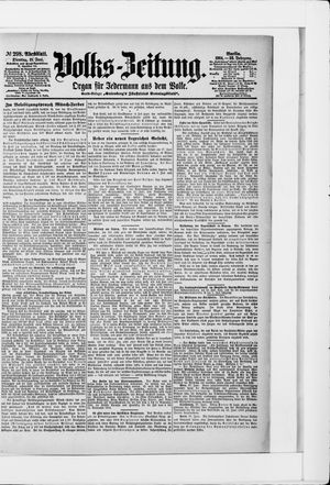 Volks-Zeitung vom 28.06.1904