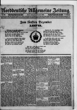 Norddeutsche allgemeine Zeitung on Dec 6, 1878