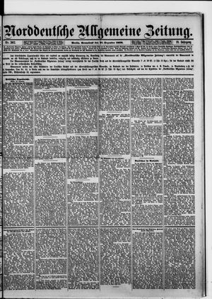 Norddeutsche allgemeine Zeitung vom 21.12.1878